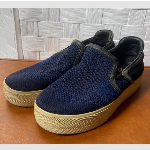 ASH Blue Mesh Sneakers Size 39 - Picture 2 of 4